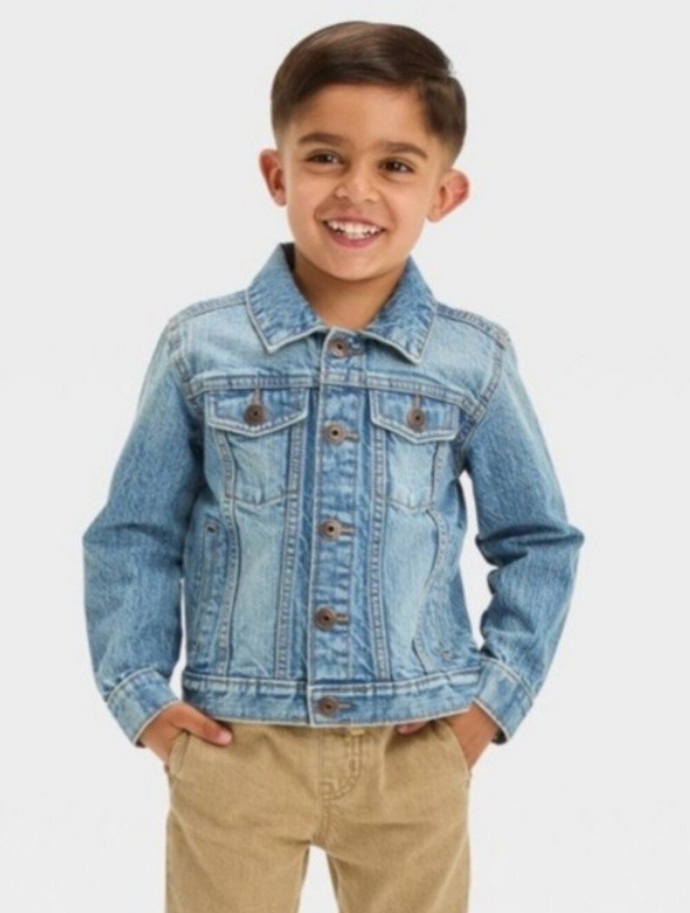 OshKosh B'gosh Light Blue Kids Denim Jacket Classic Western 3T